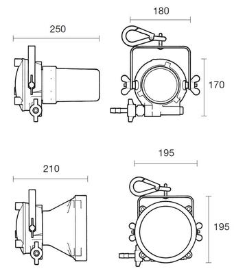 Wolf Airlamp Turbolite  Product Dimensions